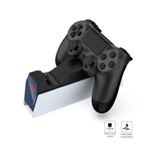 Station De Charge Rapide À Double Poignée Usb, Support De Chargeur Pour Manette De Jeu Ps4/Ps4 Slim/Ps4 Pro