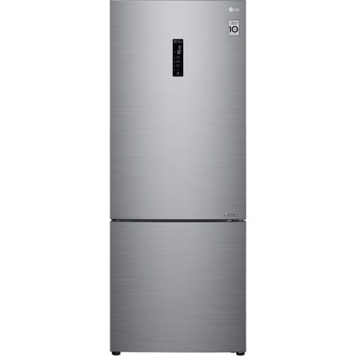Réfrigérateur-congélateur LG GBB566PZHZN - congélateur bas - WiFi - 70.5x70x185 cm (lxpxh) - 462 litres - classe E - argent platine