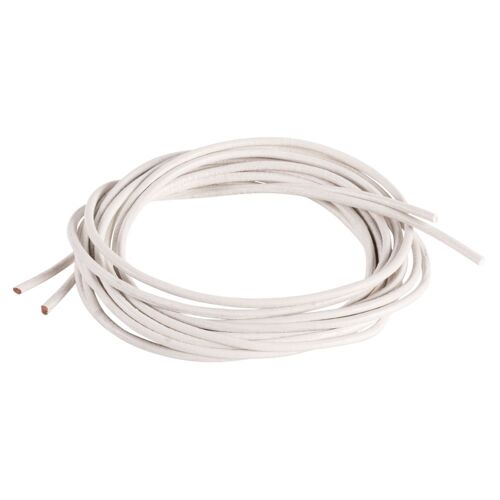 Lanières Rondes En Cuir De Chèvre 1,5mmø, Beige, 100 Cm, 2 Pièces