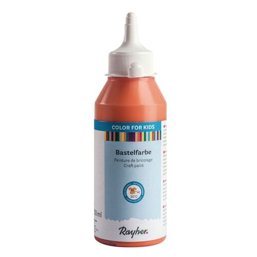 Peinture De Bricolage Pour Enfants, Rouge Cardinal, Flacon 250ml