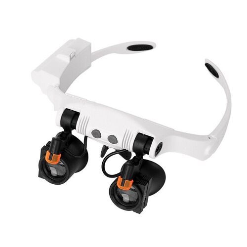 Lampe Led à Double lentille optique pour lunettes, Loupe, horloger, bijouterie