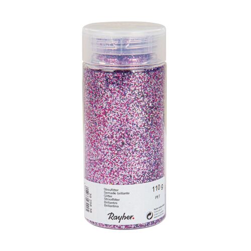 Paillettes Fines, Pink.Lilas, Boîte 110 G, Pet