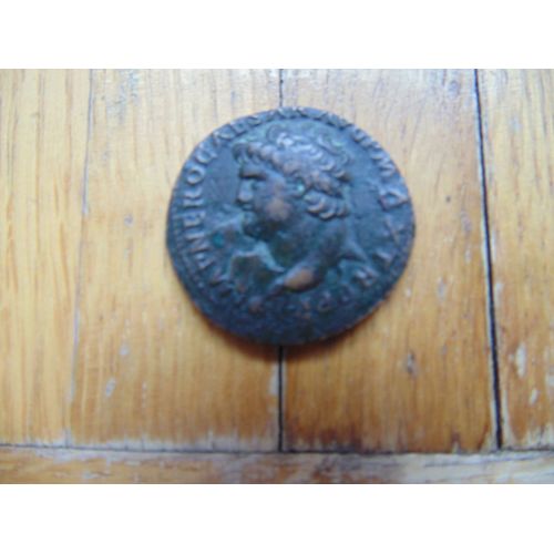 Pièce De Néron, Rome, Ric 544 En Bronze