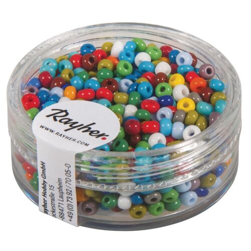 Perle Rocaille 2,6 Mm Opaques Assortiment 17 G