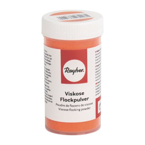 Poudre De Flocage De Viscose Orange 8g