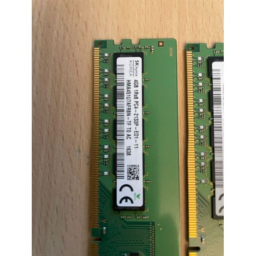 barrettes RAM DDR4 SK hynix 4¿Go 2133¿MHz