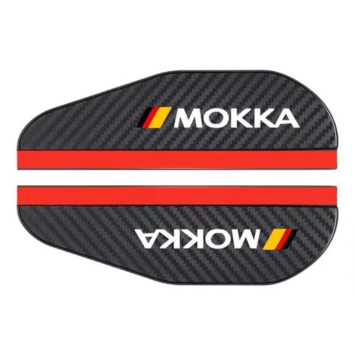 Rétroviseur De Voiture En Fibre De Carbone,Eyebloggrain Cover,Opel Adam Astra Chlorcorsa Crossland X Insignia Mokka Vivaro Opc,2 Pièces - Type Mokka