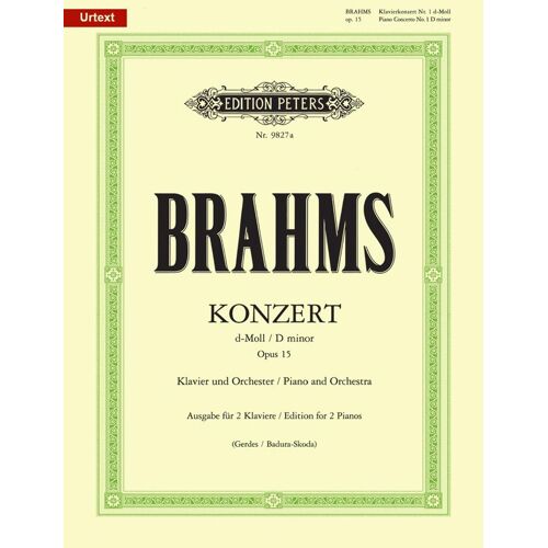 Konzert Nr. 1 D-Moll Op. 15 Für Klavier Und Orchester, Ausgabe Für 2 Klaviere
