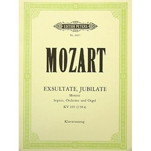 Exsultate, Jubilate Kv 165 (158a) / Score
