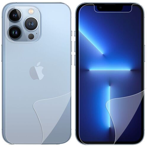 Film Ecran Avant Et Arriere De Protection En Hydrogel Souple Pour Iphone 13 Pro - Visiodirect -