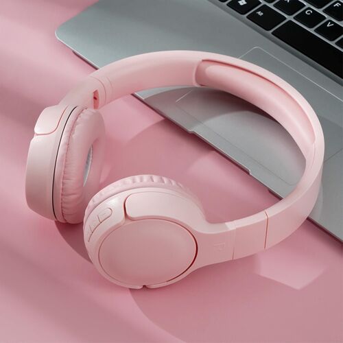 Casque Bluetooth supra-auriculaire, casque sans fil avec microphone, casque léger pliable stéréo HiFi pour téléphone portable et PC