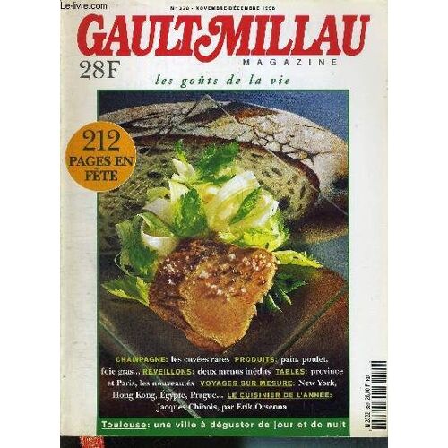 Gault Millau - N°320- Novembre Decembre 1996 - Les Gouts De La Vie - Champagne : Les Cuvées Rares / Produits : Pain, Poulet, Foie Gras... / Réveillons : 2 Menus Inédits / Tables : Province ...