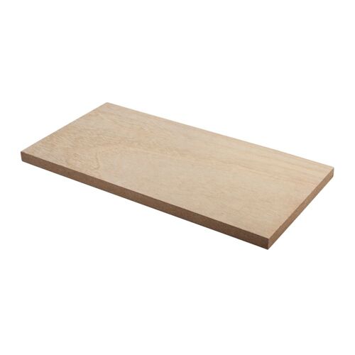 Fond De Rayonnage En Mdf Plaqué, Nature, 20x10x0,9cm