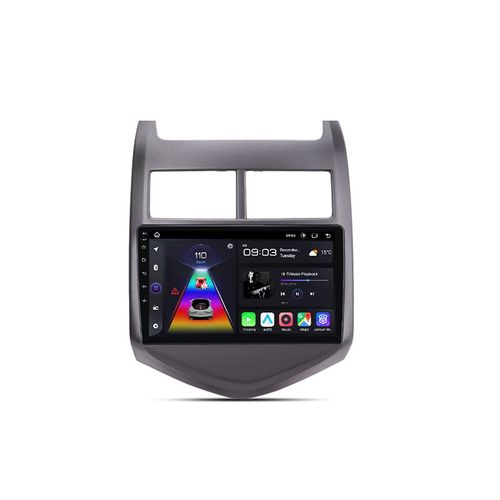 Autoradio Junsun Android Auto Chevrolet Aveo 2 Sonic T300 2011-2015 Car Play Auto WIFI Écran de 9 pouces GPS 1GB RAM+32GB ROM