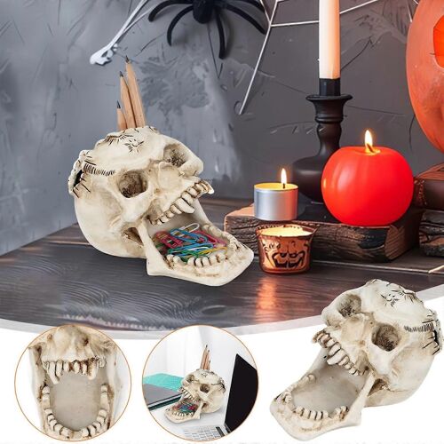 Organisateur de bureau Crânes Crânes d'Halloween GAO3264
