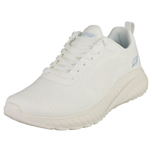 Skechers Bobs Squad Chaos Femme Baskets Décontracté Blanc - 41