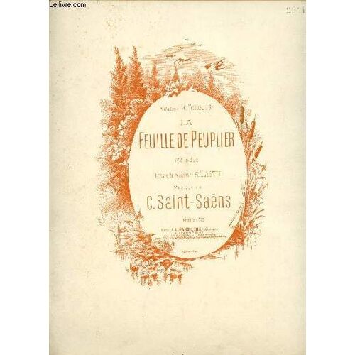 La Feuille De Peuplier - A Madame M. Forgues