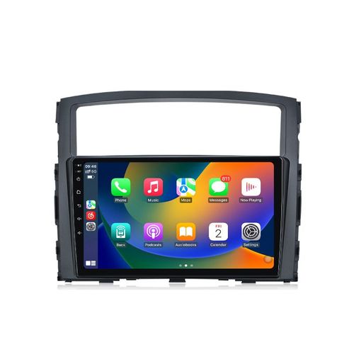 Autoradio Junsun Android Auto Mitsubishi Pajero 2006-2014 Car Play Auto WIFI Écran de 9 pouces GPS 2GB RAM+32GB ROM