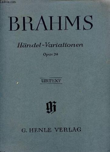 Handel-Variationen - Opus 24