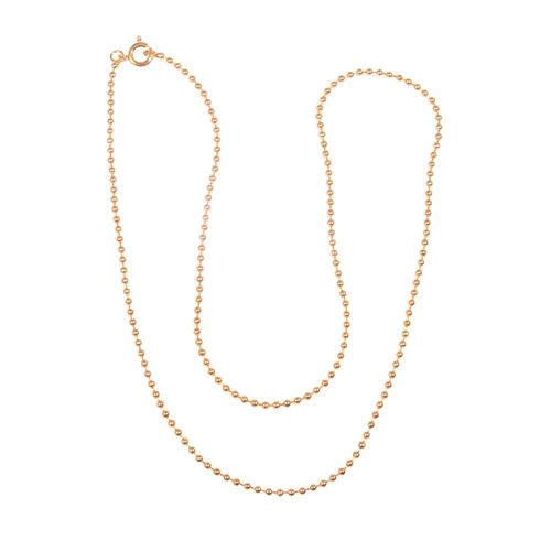 Chaîne À Boules, 1,5mm Ø, Or, 50cm, 1 Pce.