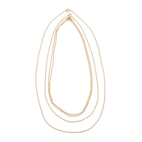 Chaîne À Boules, 1,5mm Ø, Or, 60cm, 1 Pce.