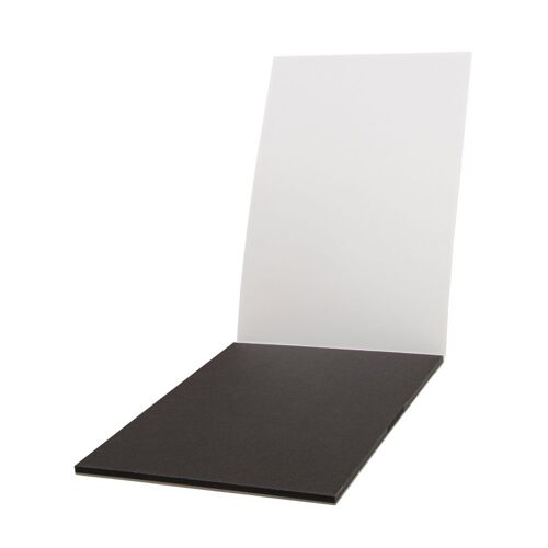 Bloc Watercolour / Mixed Med.,Fsc Rec.Cred, Noir, 210x300mm, 270 G / M², 15feuilles, Collées