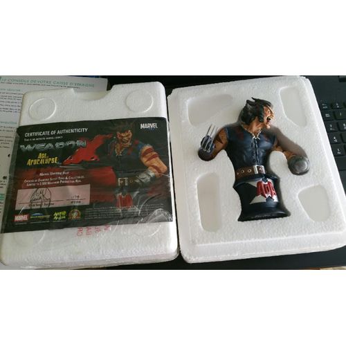 Marvel - Wolverine Buste Résine Weapon X 22 Cms Environ