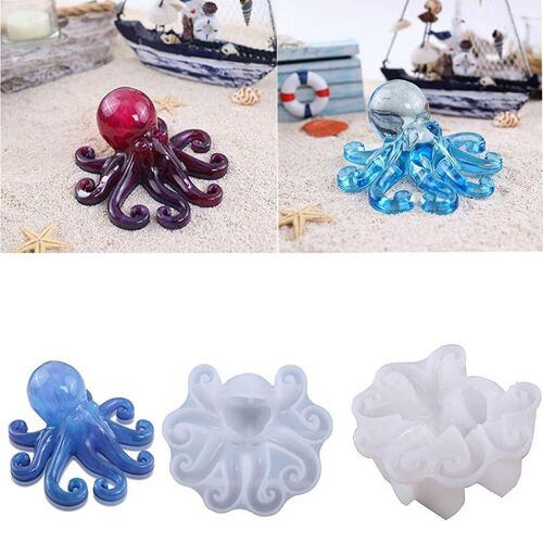 Cristal Époxy Résine Goutte À Goutte Océan Silicone Moule Bijoux Ornement Gao4005