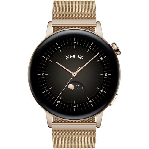 Montre connectée Huawei Watch GT 3 Elegant Edition 42 mm - Milanais Doré / Or