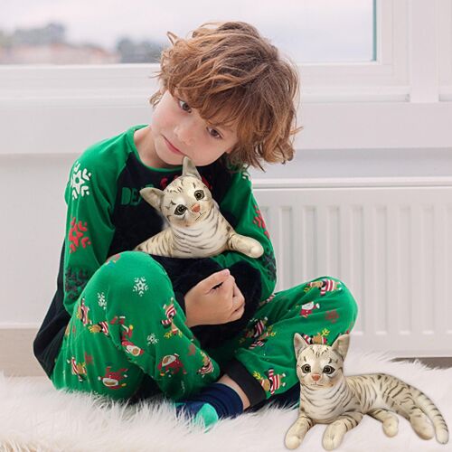Mardi Gras Cadeaux 29cm Mignon Simulation Chats Jouets En Peluche Peluche Poupées Douces Décoration D'intérieur Cadeaux 244391