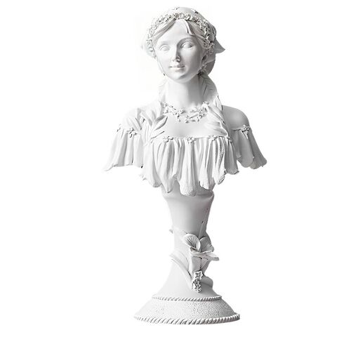 Statue de bureau de style nordique longue durée, décoration de table, fournitures pour la maison, mini sculpture, surface lisse grecque, artisanat en résine