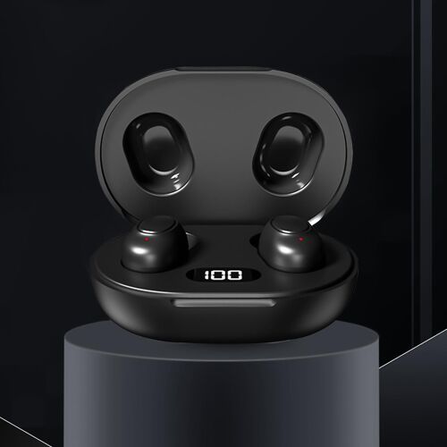 Écouteurs Bluetooth avec affichage de puissance LED Écouteurs sans fil Bluetooth 5.0 Casque à réduction de bruit Écouteurs de sport avec microphone pour les appels