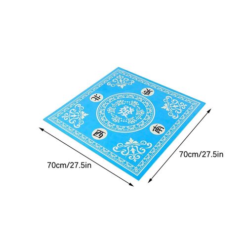 Mahjong Mat Réduction Mahjongg Tapis De Table Mahjong Accessoires Jeu Nappe Jeu Poker Jeu De Dominos Jeu Tapis Pour Jeux De Planche De Carte Et De Tuiles 70x70cm Gao24275
