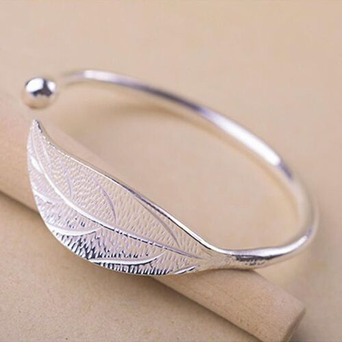 Nouvelle Mode Feuilles Bijoux Femmes Bangle Bracelet Cadeau