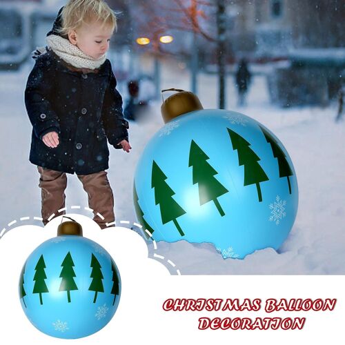 Mardi Gras Cadeaux Extérieur Noël Gonflable Décoré Boule Géant Noël Gonflable Boule Décorations Arbre De Noël 242441