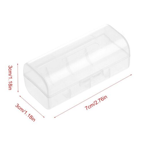 Boîte De Rangement De Batterie, Support En Plastique Transparent, Conteneur, Boîte De Rangement Pour 1x Batterie 26650