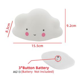 Lampe De Nuit En Forme De Nuage Pour Enfants, Lampe De Nuit En Forme De Nuage, Décoration De Chambre À Coucher De Bébé, Signe Néon, Cadeau De Noël