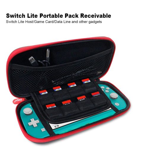 Protecteur D'écran De Sac Portable 9 En 1, Câble De Chargement Adapté À Une Excellente Poignée, Abrasion Douce Et Sale Pour Nintendo Switch Lite