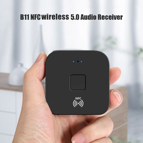 Dongle Récepteur Nfc Aptx, Adaptateur Audio/Musique Sans Fil, 3.5mm, Compatible Avec Bluetooth Aptxll, Pour Objets Décoratifs De Voiture