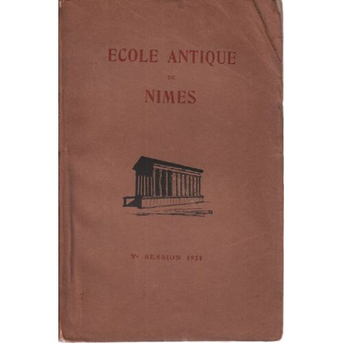 Ecole Antique De Nimes / V° Session 1924