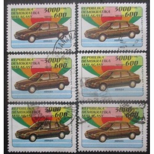 Madagascar N°1143 X 6 Oblitéré