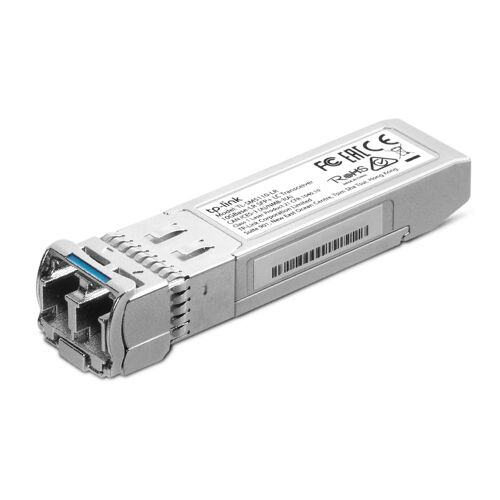 TP-Link TL-SM5110-LR V1 - Module transmetteur SFP+ - 10GbE - 10GBase-LR - mode unique LC - jusqu'à 10 km - 1310 nm - pour JetStream TL-SG3428X, TL-SG3428XMP, TL-SG3452XP V1