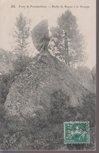 Carte Postale De Fontainebleau  (Seine Et Marne)  La Forêt : Roche De Riquet À La Houppe