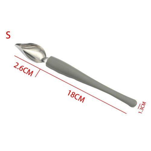 Chefvalon ¿ Cuillère À Peindre Portable En Acier Inoxydable, Décoration De Dessert, Crayon, Design De Dessin, Cuisine