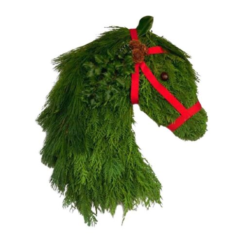 Couronne de noël en bois, décorations intérieures pour porte d'entrée, fenêtres, porche, fête murale