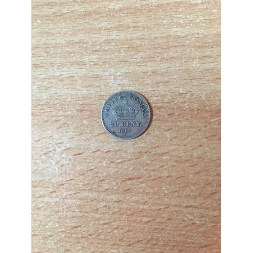 Pièce 20 Centimes Argent - Napoléon Iii - 1867 A
