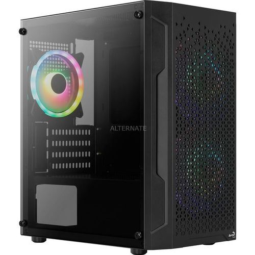 Boitier PC Mini Tour Micro ATX AeroCool Trinity Mini RGB avec panneau vitré - Noir