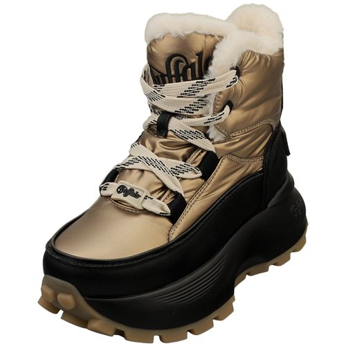 Buffalo Manhattan Vegan Bottines Noir Or