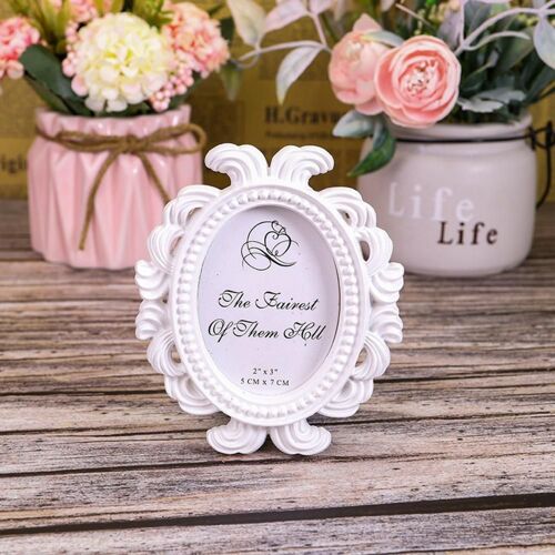 NewNordic Style Fleur Cadre Photo, Décor À La Maison De Mariage, Bureau, Bronze, Design Vintage, Petit Porte Photo Baroque, 1Pc