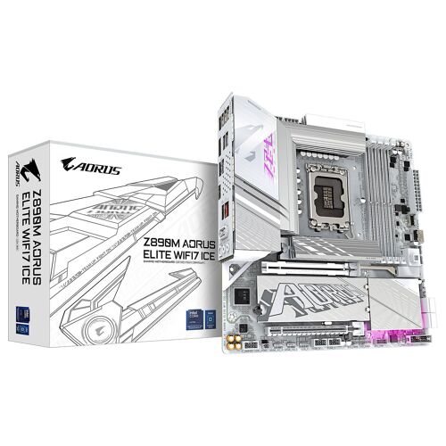 Gigabyte Modèle du produit : Z890M AORUS ELITE WIFI7 ICE
